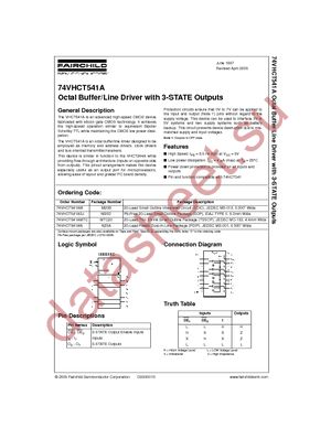 74VHCT541AM datasheet  